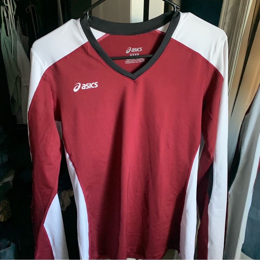 ASICS Multicolor Long Sleeve Volleyball Athletic Shirt